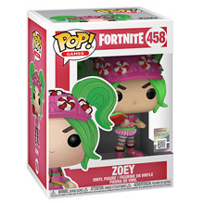 Figura Funko Pop Zoey (Fortnite) en su caja
