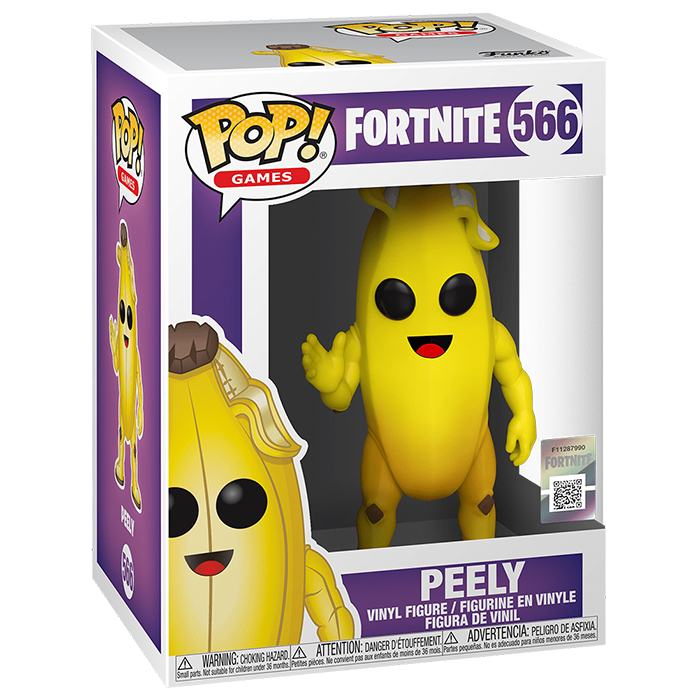 Figura Funko Pop Peely (Fortnite) en su caja