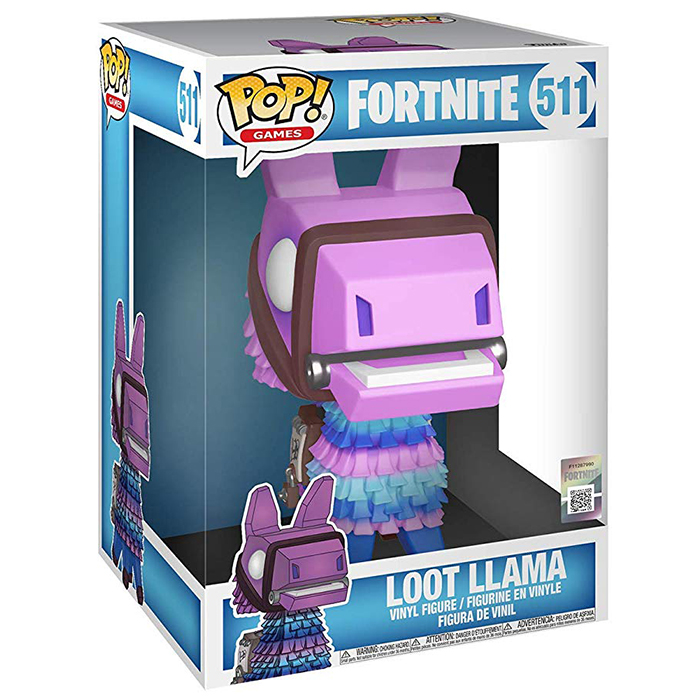 Figura Funko Pop Loot Llama 10 (Fortnite) en su caja